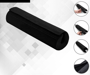 Almohadilla de barra de servicio pesado estándar profesional con cierre de gancho y bucle seguro para levantamiento de pesas - Product Image 4