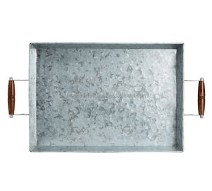 DERNIÈRE CONCEPTION DE CUIVRE ANTIQUE EN MÉTAL PLATEAU de SERVICE - Product Image 3