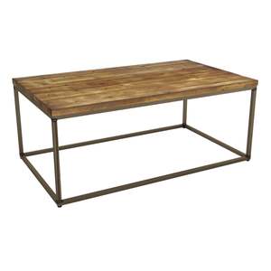 โต๊ะกาแฟข้างทำจากไม้ขนาดเล็กกรอบขาโลหะสำหรับห้องนั่งเล่น - Product Image 6