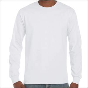 Camiseta Lisa de Manga Larga Unisex para Hombre con Logotipo Personalizado, Impresión Digital, 100% Algodón, Secado Rápido - Product Image 1