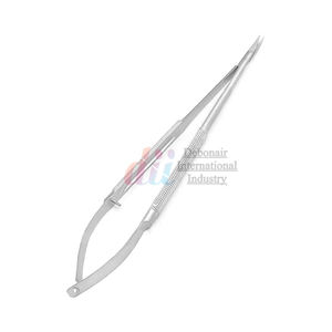 Tijeras Microquirúrgicas Castroviejo con Mango Redondo Sin Carburo de Tungsteno / Rectas/Curvas Longitud 18 cm / 7 Pulgadas / Acero Inoxidable - Product Image 6