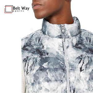 Chaqueta acolchada cálida de invierno a prueba de viento para hombre OEM al por mayor, chaleco de nailon 100% de la mejor calidad, estilo informal para uso en exteriores - Product Image 3