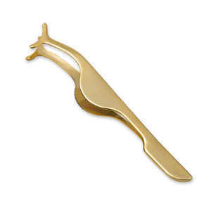 Private Label Stainless Steel Twezzers False <b>Eyelash</b> Tweezers <b>Applicator</b> Custom Logo Bulk Strip Eye Lash Twizzers Laah Tweezers - Product Image 6