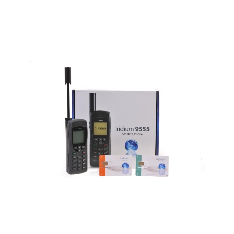 Téléphone Satellite Iridium 9555 – Noir, Nombreux Accessoires, Occasion