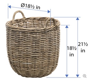 Panier de rangement pour vêtements en bambou au design basique - Écologique et multifonctionnel - Product Image 2
