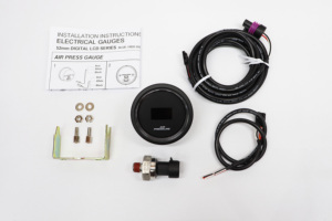 Đồng hồ đo hệ thống treo khí nén điện tử kỹ thuật số có đèn nền LED hai màu 52mm, phạm vi 0-13.8BAR, dùng được cho hầu hết các loại xe - Product Image 5