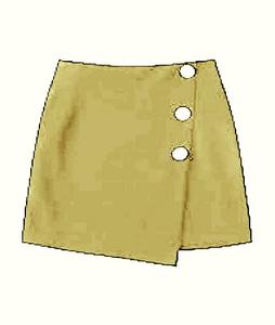 Feelinge — jupe portefeuille en coton tricoté, pour femmes, collection d'été à la mode pour adultes, en jersey de coton tricoté - Product Image 4