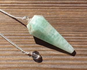 ขายดีที่สุด Amazonite คริสตัลลูกตุ้มสวยงาม Dowsing เครื่องมือสำหรับการรักษาพลังงานขายส่งของขวัญที่สมบูรณ์แบบสำหรับการปฏิบัติทางจิตวิญญาณ - Product Image 6