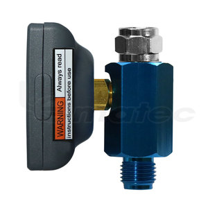 Manomètre numérique Lematec 2,5-160 PSI, régulateur d'air pour outils pneumatiques, mini en aluminium avec arrêt automatique, batterie remplaçable - Product Image 5