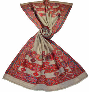 Châles en laine naturelle kani pashmina, châles en laine mérinos douce de haute qualité châles en laine douce - Product Image 5