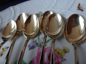 Ensemble de cuillères en argenterie de luxe faites à la main avec fini miroir parfait pour la table de mariage et la vaisselle - Product Image 3