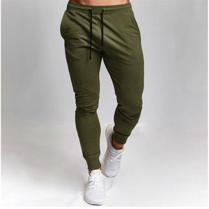 Pantalon de Jogging de couleur unie pour hommes, Logo personnalisé, vêtement de sport, de gymnastique - Product Image 4