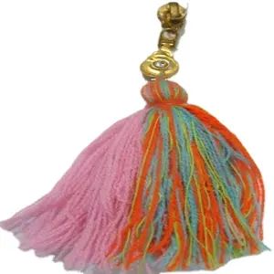 Manufacturer Elegant Tassel 5" 700 colors large cotton tassels ,custom 8cm cotton tassel with 1.5cm diameter