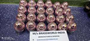 ของที่ระลึก Domtop สีม่วงทองเหลืองเผาศพอินเดีย Brassworld - Product Image 4