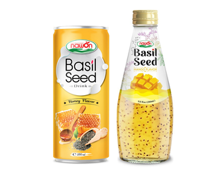 น้ำมะม่วงเมล็ดโหระพา 290 มล. เครื่องดื่มธรรมชาติ ผู้ผลิตเครื่องดื่มฉลากส่วนตัว จัดหาสินค้าจำนวนมาก ส่งออกทั่วโลก - Product Image 1