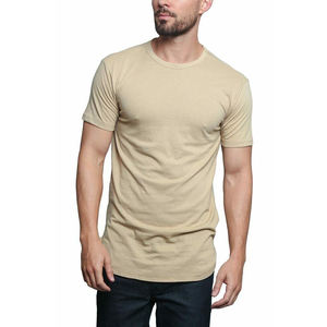 Chemises de gymnastique à col rond pour hommes du fabricant OEM 95% coton 5% Spandex Impression de t-shirts personnalisés T-shirts décontractés décontractés - Product Image 6