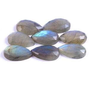 Gema de pera facetada suelta, labradorita Natural, Rosa cortada, precio al por mayor - Product Image 3