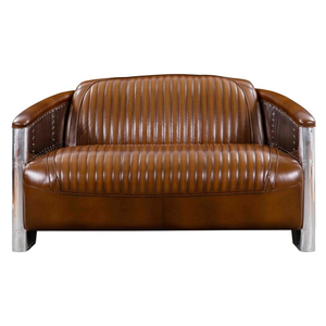 Living Room Genuine Leather <b>Sofa</b> Set Two Seat Chesterfield Modern Design with Antique Finish for Home School Use - Product Image 2