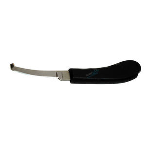 Cuchillo Profesional Ecológico, Duradero y Reutilizable de Doble Filo para Pezuñas, Mango de Plástico, Hoja de Acero Inoxidable para Caballos y Ganado - Product Image 1
