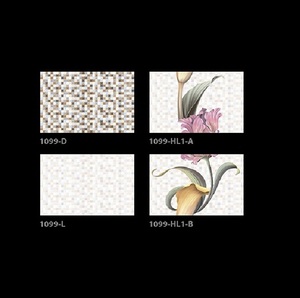 Céramique à la mode texture bois carreaux muraux décoratifs 300x450mm - Product Image 3