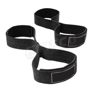 Heavy Duty Neopreno Antideslizante Transpirable Levantamiento de pesas Gimnasio Fitness Ejercicio Tirar Figura Ocho Correa - Product Image 6
