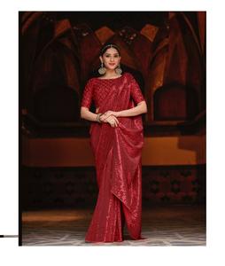 COLLECTION de SAREE de haute qualité, vêtement spécial pour fêtes de mariage et à la saison à collectionner, avec thand SEQUNCE, fonctionne avec le SAREE - Product Image 1