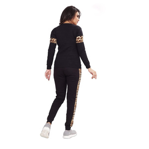 New Stylish Custom Logo Tracksuit Long Sleeve O Neck <b>Sweatshirt</b> with Trousers - Product Image 6