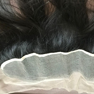 ผมลูกไม้ด้านหน้าทำจากผมมนุษย์ธรรมชาติ,สีน้ำตาลเข้มลูกไม้สวิสแบบใสไม่หลุดไม่พันกันและไม่พันกันรับประกัน & จัดส่ง - Product Image 1