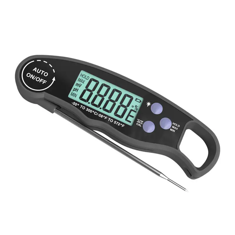 Digitale Vlees Roestvrijstalen Thermometer Bbq Vlees Koken Thermometer Mini Elektronische Barbecue <span class=keywords><strong>Temperatuur</strong></span> Tester C/F Selectie