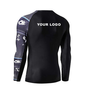 Wholesale Custom Made MMA <b>BJJ</b> <b>Rashguard</b> Long Sleeve Mens Compression Wear - Product Image 6