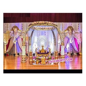 Decoración de Mandap para Bodas Indias, Pilares con Forma de Trompa de Elefante, Conjunto de Mandap para Bodas, Increíble Conjunto de Mandap con Pilares de Trompa de Elefante para Bodas UKUK - Product Image 1