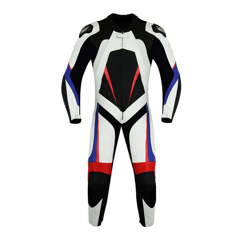 Man Classic Waterproof Customize Racing Suit Leather Motorbike Suit