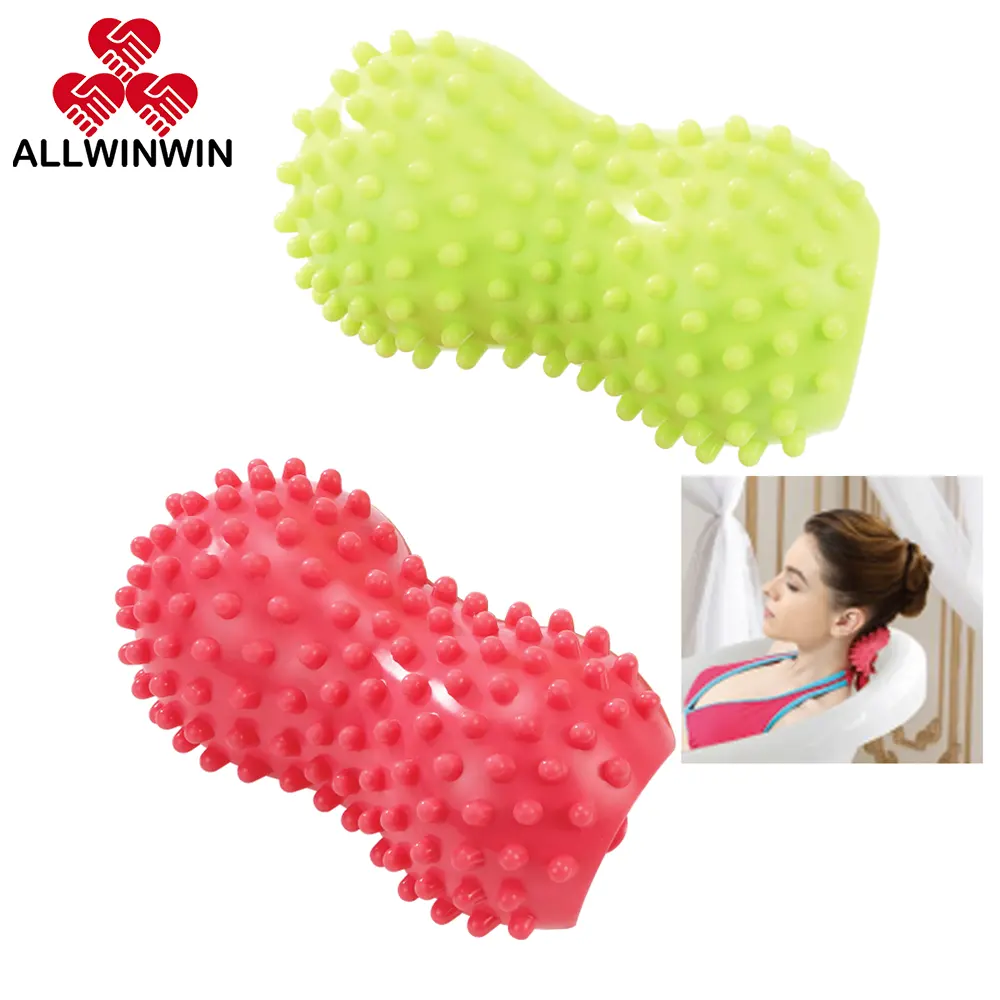 ALLWINWIN FSB10 Foot Scrubber - Shower Massage Pillow Mat Suction Cup Spiky