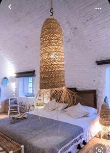 โคมไฟหวายธรรมชาติดีไซน์เอเชียและอุตสาหกรรมทำด้วยมือสำหรับคลุมไฟในร่ม - Product Image 2