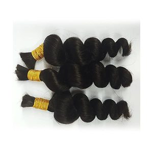 CHENNAI Extensiones de cabello Remy virgen a granel de alta calidad Materia prima cortada de mujeres - Product Image 1