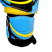 Guantes de Portero de Fútbol Profesionales de Nuevo Diseño, Material PU, Protección para los Dedos, Cierre de Gancho y Bucle para Niños y Adultos