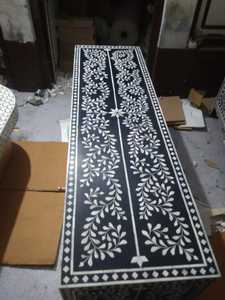 Table console en os incrusté de style classique en provenance d'Inde - Product Image 3