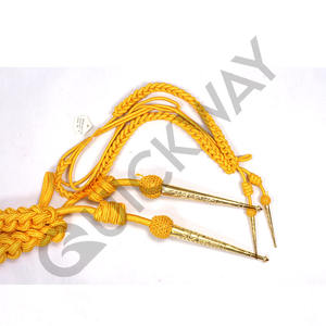 ชุดยูนิฟอร์มสีทองและเครื่องประดับโลหะสองชิ้น - Product Image 4