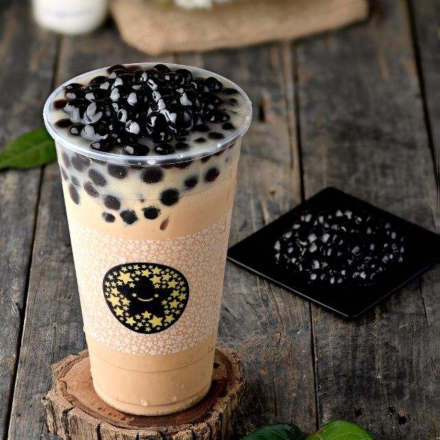 ミルクティーとバブルティーのトッピング用の大量のオーガニック