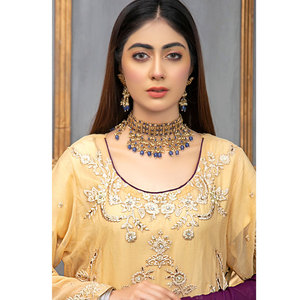 Vestido de fiesta bordado con logotipo personalizado paquistaní para mujer, moda de verano - Product Image 3