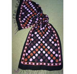 ผ้าคลุมไหล่เรยอนวิสคอสสำหรับผู้หญิงสำหรับฤดูหนาวกำหนดสีเองความยาวปานกลาง70*180ซม. ขนาด - Product Image 1