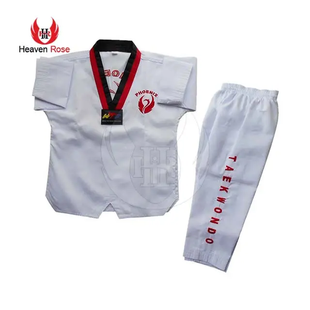 Taekwondo Uniform Suits Taekwondo Dobok Students Training Sportswear WTF
