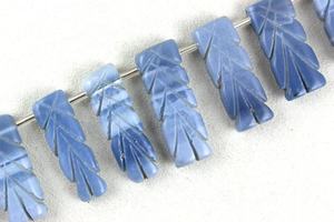 Top qualité, 19 pièces, brin de pierres précieuses naturelles opale plus audacieuse, forme rectangulaire, sculpture, perles de coupe, vente en gros - Product Image 2