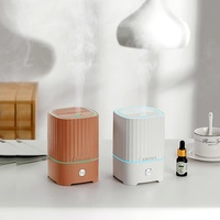 Diffuseur d'arôme et d'huile essentielle avec USB, humidificateur d'air, appareil électrique avec 7 couleurs, veilleuse, 280ML, offre spéciale