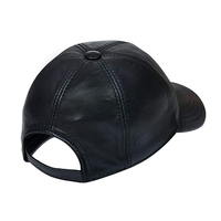 Casquette de baseball en cuir véritable, style classique, ajustable, mode décontractée, logo personnalisé, pour extérieur