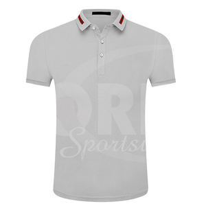 Vente en gros Personnaliser Polos d'été respirants de couleur unie pour hommes Nouvelle arrivée en tissu de coton - Product Image 2