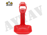 Nouvel abreuvoir en plastique pour poulets, lapins, poussins, système de ligne d'eau automatique pour volailles AYTAV, accessoire d'abreuvement agricole, 1 an