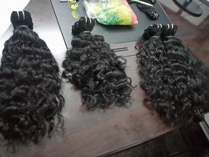 ผมต่อจากผมมนุษย์แบบอินเดียเรมี่ผมทอปลายแบบคู่สไตล์คลื่นธรรมชาติ - Product Image 4