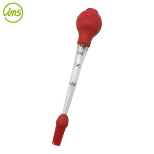 Plumero de pavo con cepillo de silicona, aguja de marinado - Product Image 2