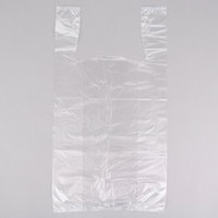 Sachet en plastique de sac transparent de T-shirt de LDPE fait à partir du plastique réutilisé pour l'usage de paquet avec l'impression d'héliogravure de thermoscellage
